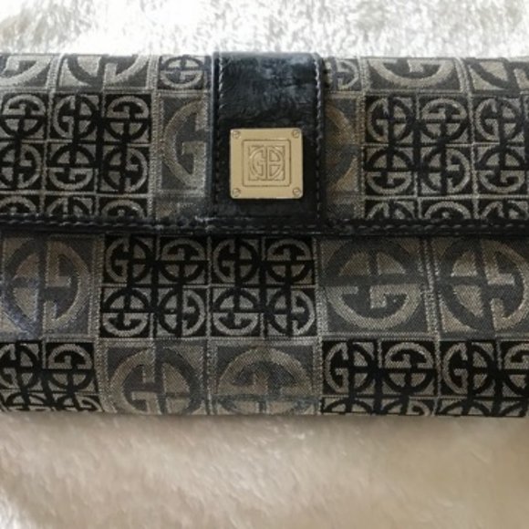 Giani Bernini Handbags - Black and Grey Clutch/Wallet